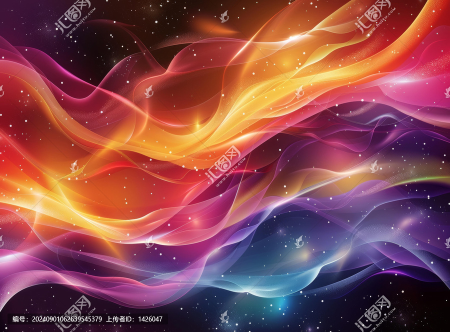 五彩星云的AI圖片