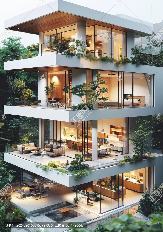 現(xiàn)代綠植住宅