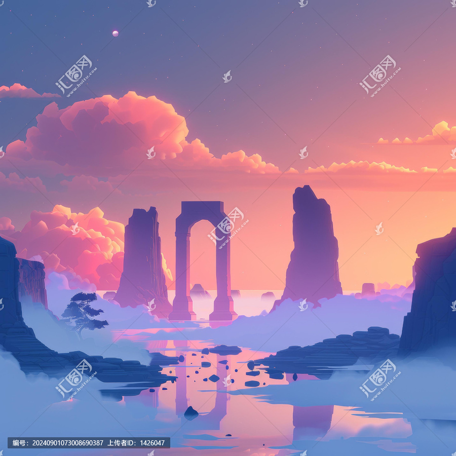 夢幻日落古遺址