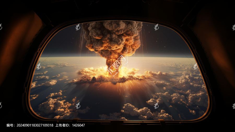 宇航員看到的核爆炸