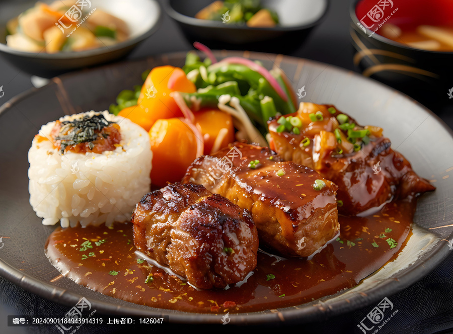 日式照燒五花肉套餐