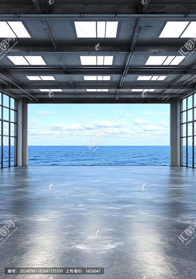 現(xiàn)代建筑的海景