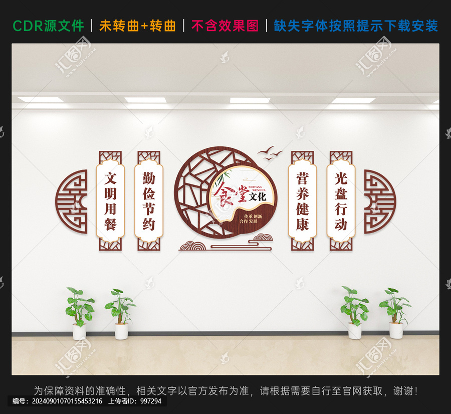 食堂文化墻