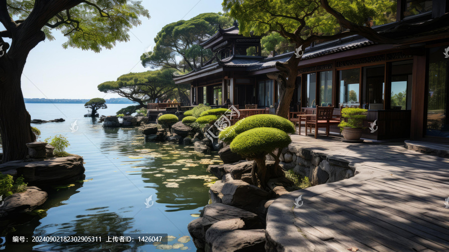 湖畔的東方住宅