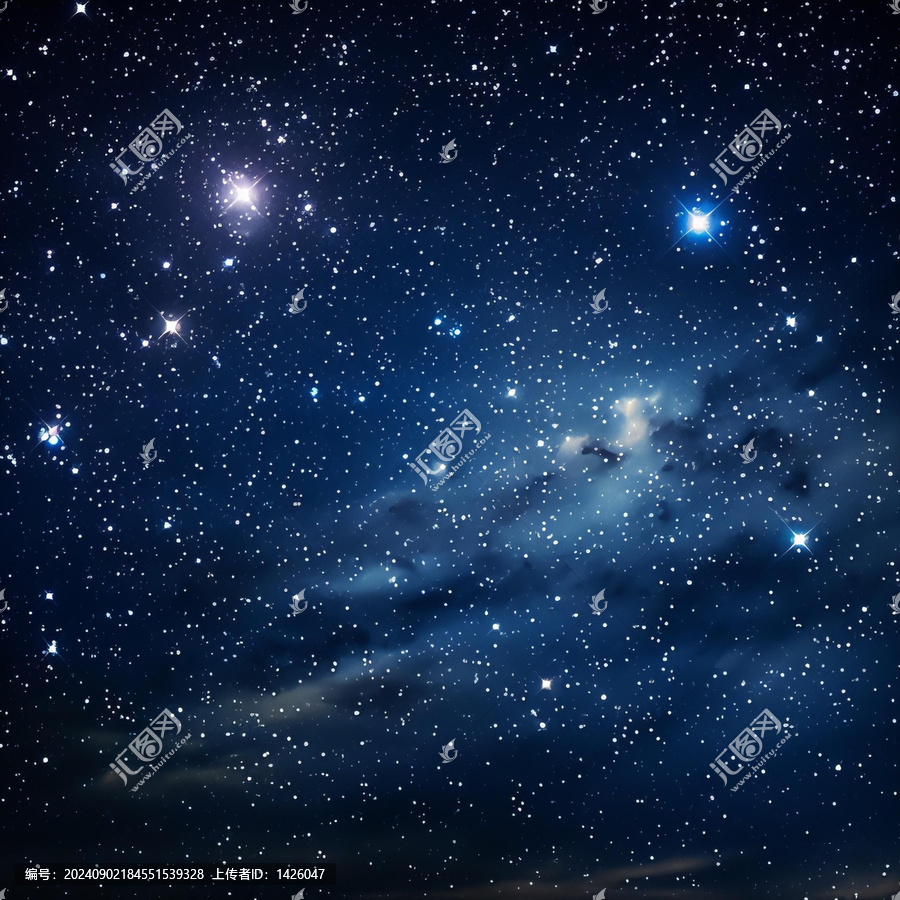 星空夜空的AI圖片