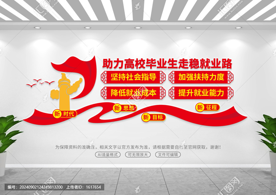 大學(xué)生就業(yè)宣傳文化墻