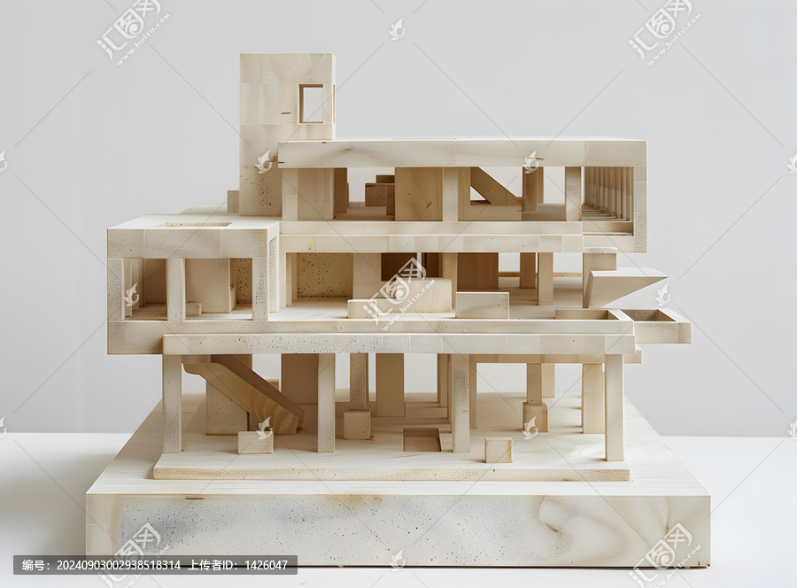 木制建筑模型