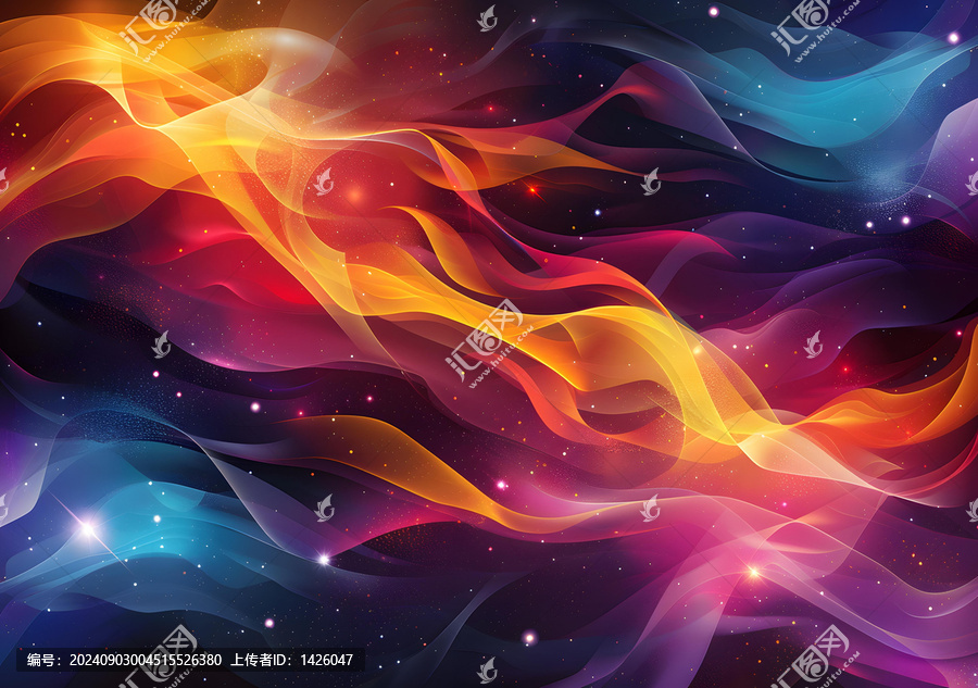 五彩斑斕的星云