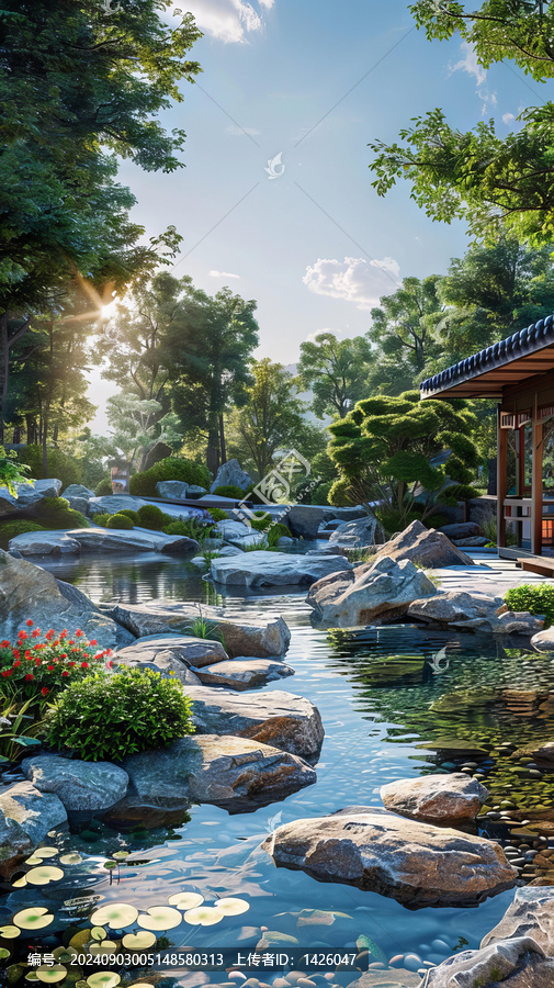 自然山水園林景觀
