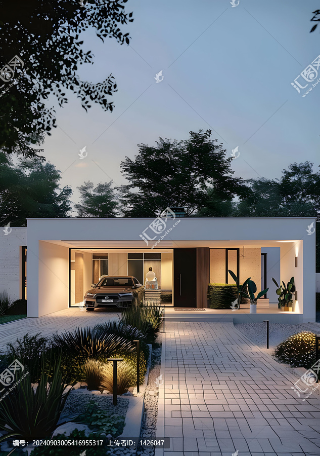 現(xiàn)代簡約風(fēng)格住宅建筑設(shè)計