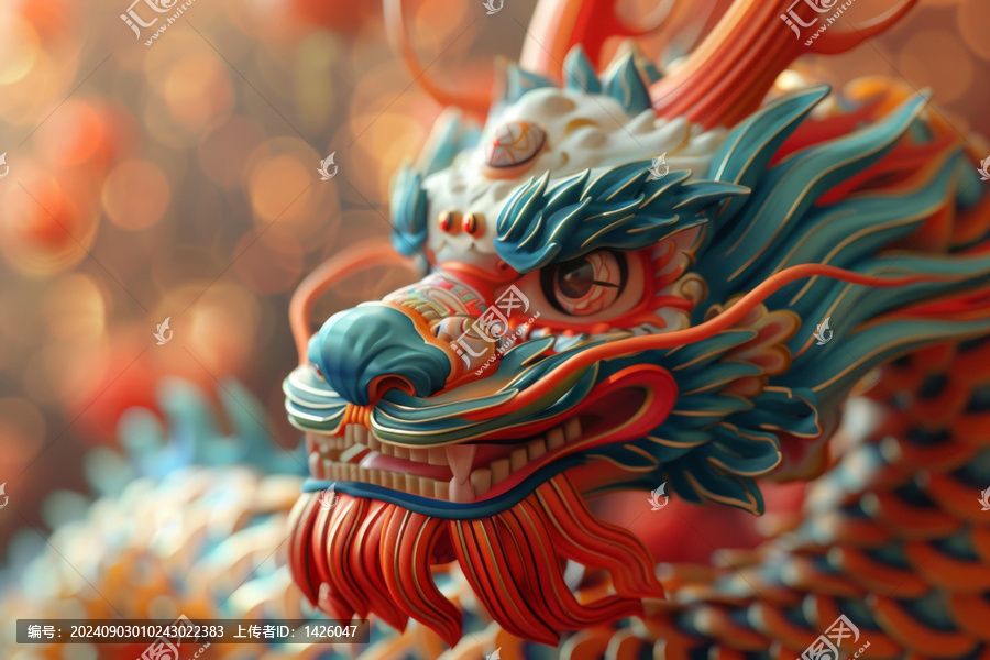 祥瑞騰飛的AI圖片