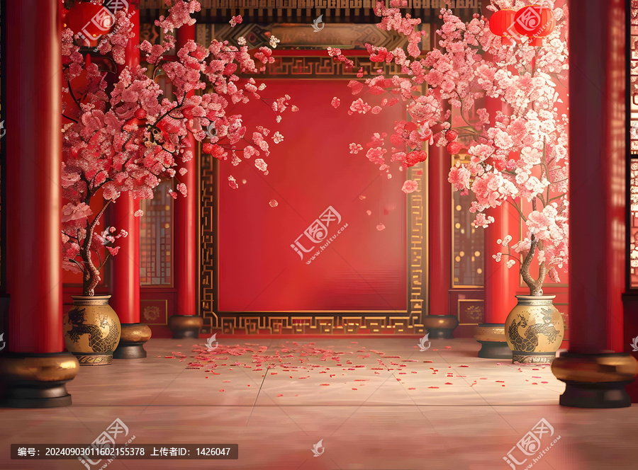 中國(guó)風(fēng)新年背景圖