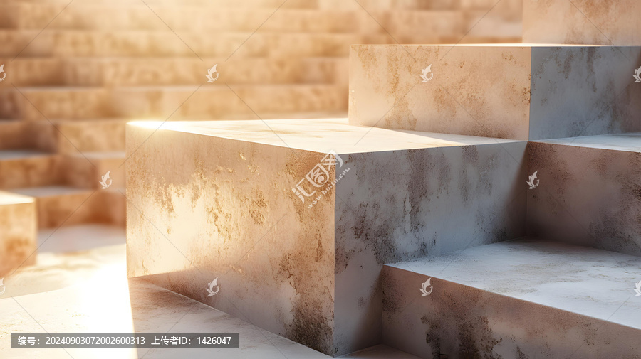 抽象的極簡(jiǎn)主義混凝土平臺(tái)設(shè)計(jì)