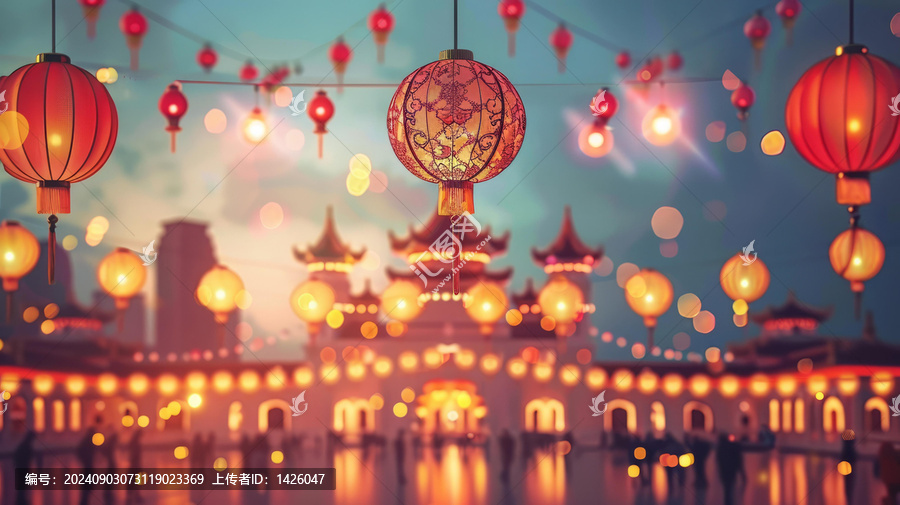 春節(jié)紅燈籠