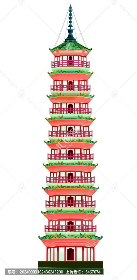 德慶三元塔