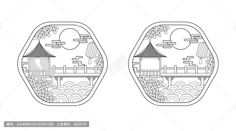 中秋節(jié)矢量