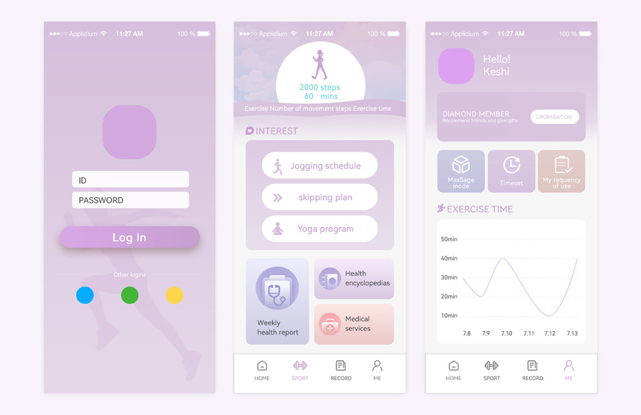 女性運動app