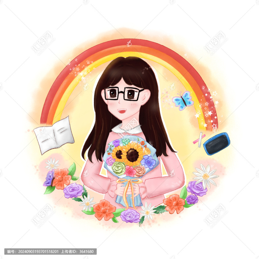 教師節(jié)老師免摳素材