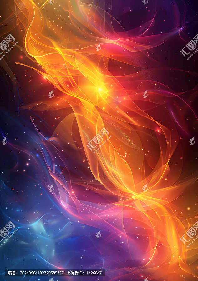 炫彩星云的AI圖片