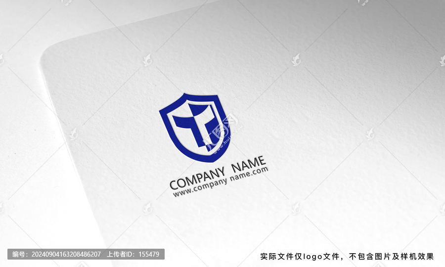 盾牌T標(biāo)志logo設(shè)計