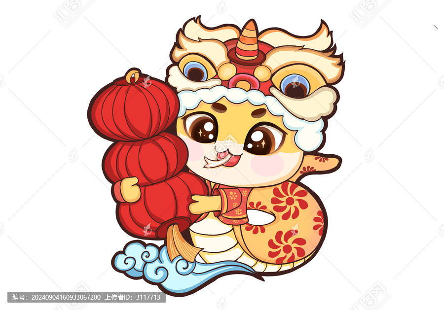 蛇年卡通形象