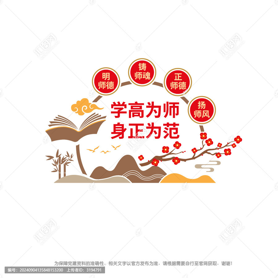 師德師風(fēng)文化墻