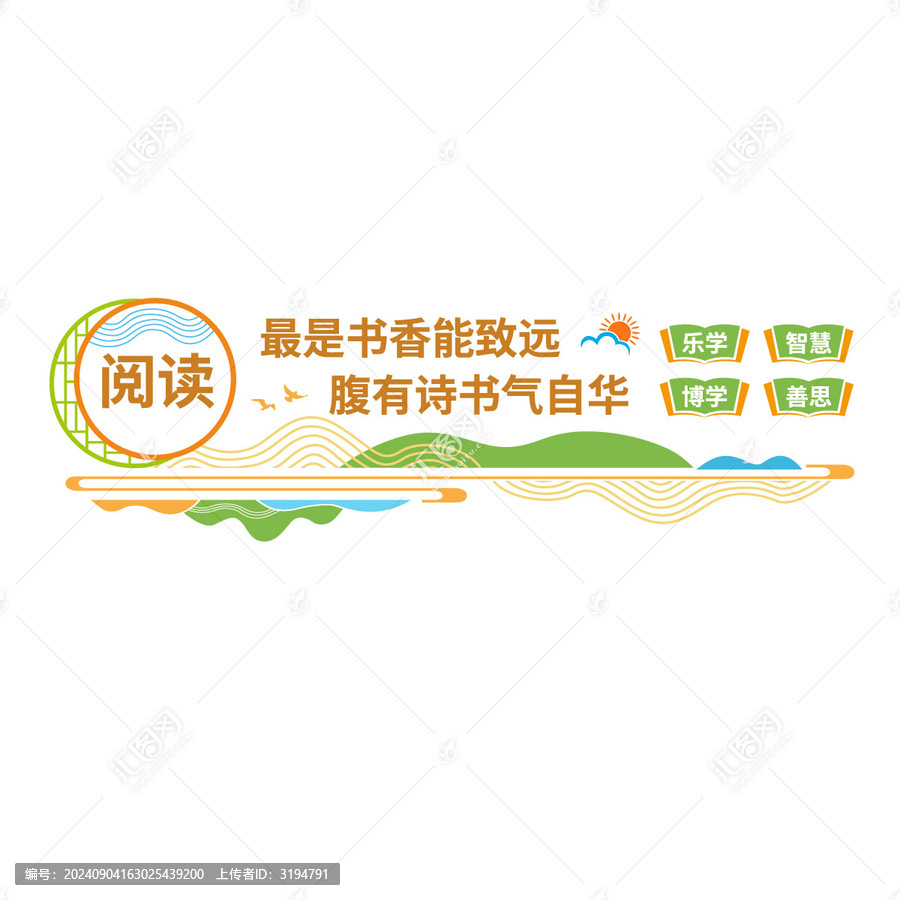 閱讀室文化墻