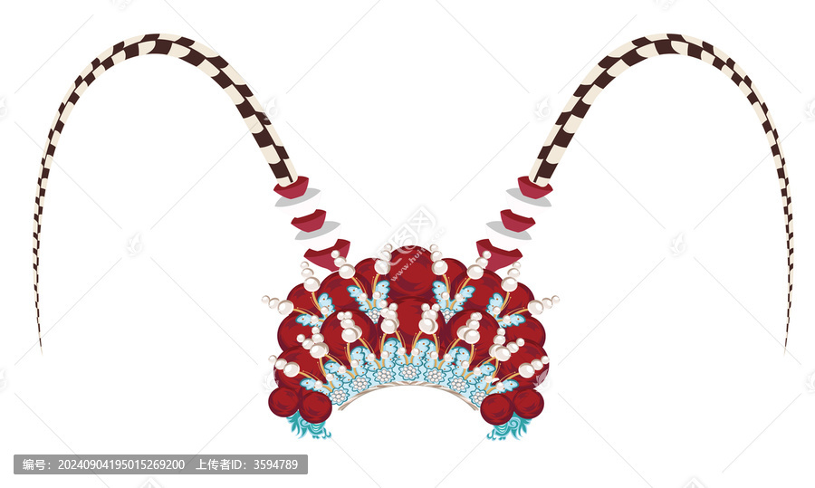 中國傳統(tǒng)京劇頭飾之孫悟空