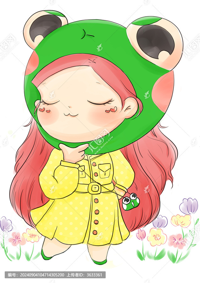 青蛙頭少女