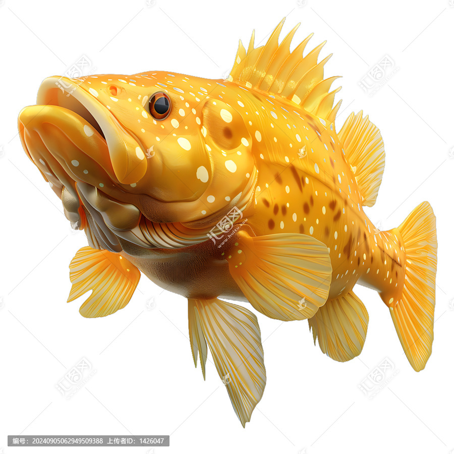 [免摳素材]金色魚
