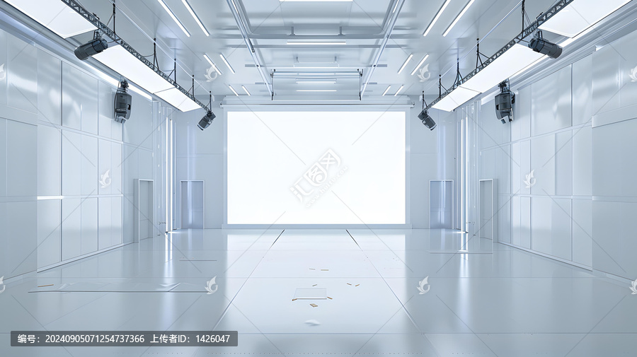 白色簡約室內(nèi)棚