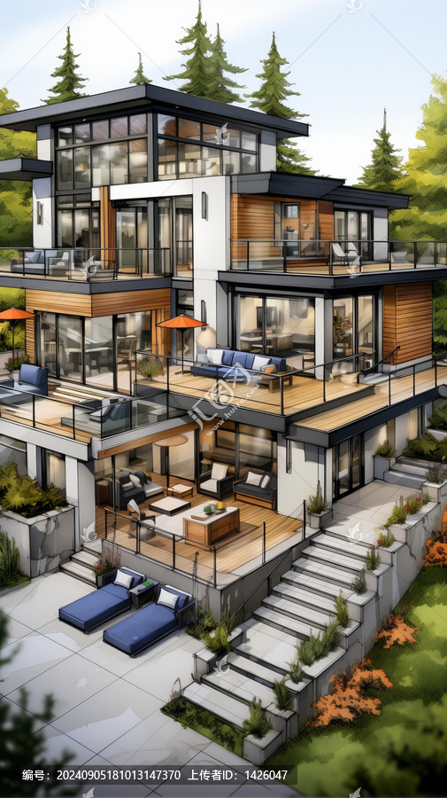 現(xiàn)代豪華住宅
