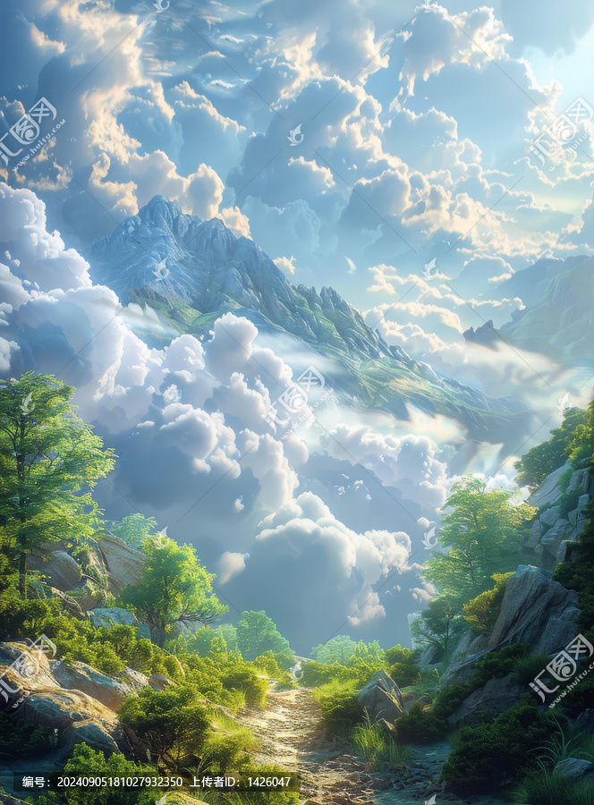 奇幻森林的AI圖片