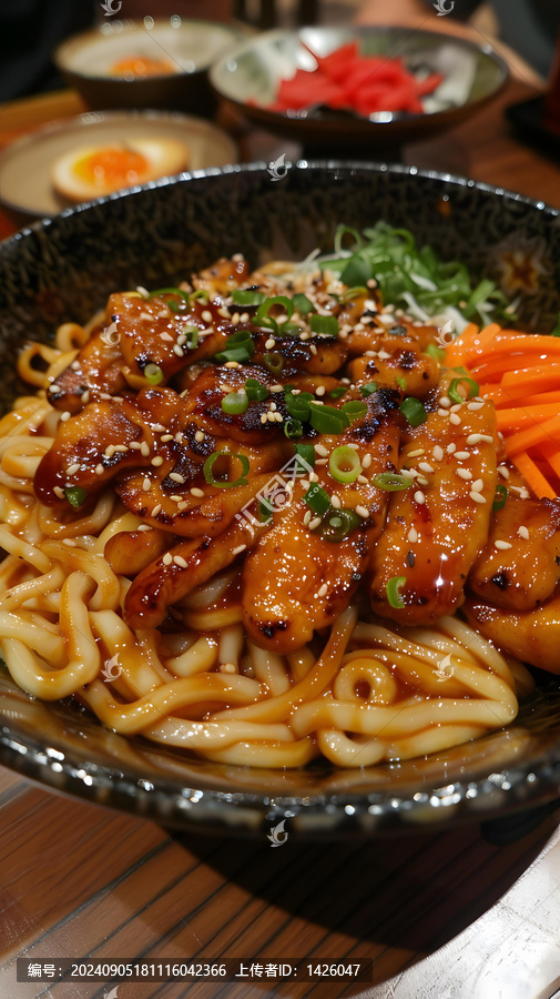 日式雞肉烏冬面