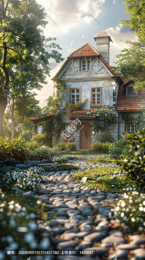 林中小屋的AI圖片