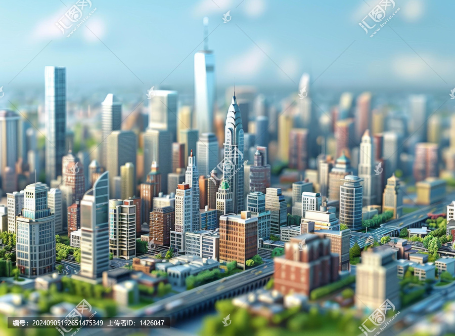 微縮城市景觀