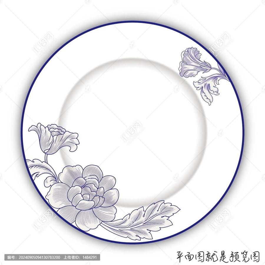餐具花面