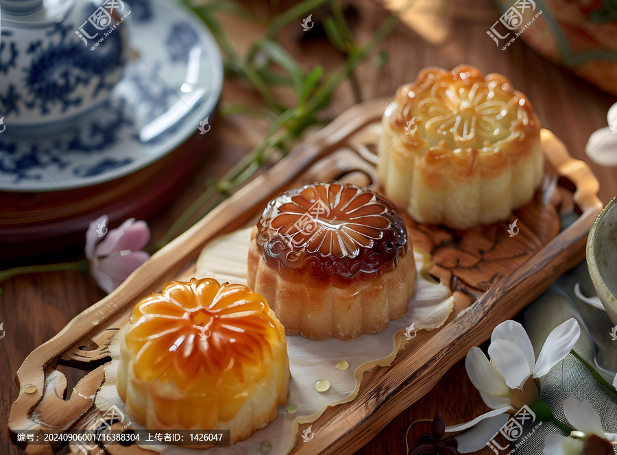 中秋節(jié)傳統(tǒng)月餅美食