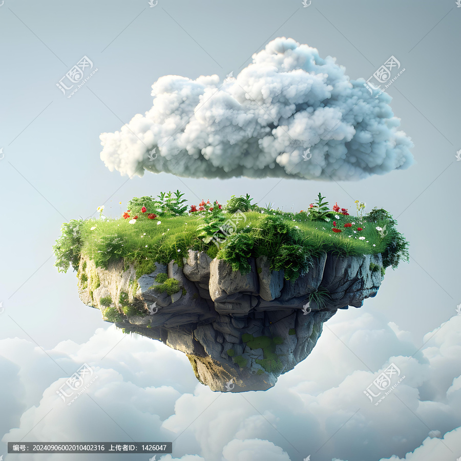 天空之城的AI圖片