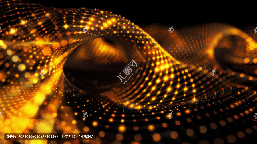 金色燈光抽象背景