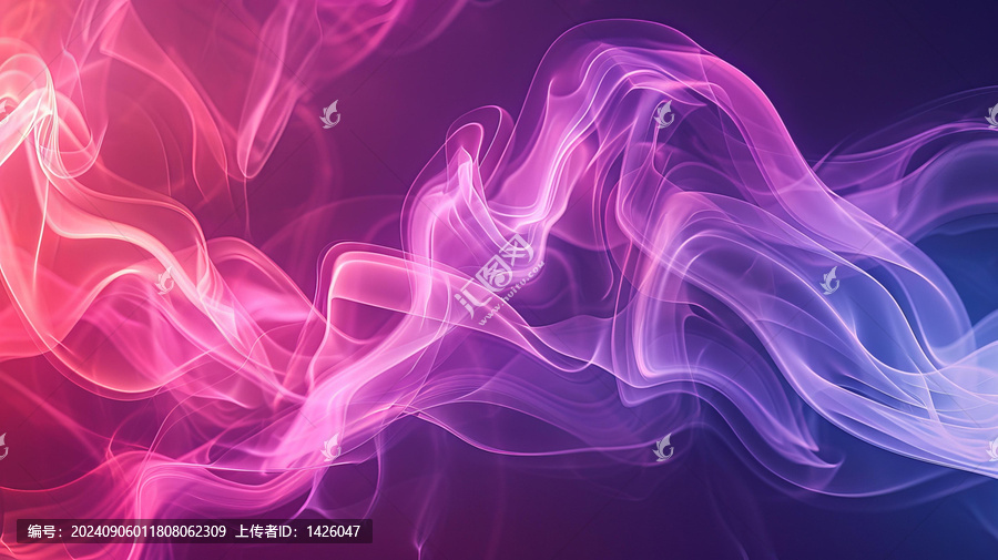 七彩煙霧背景