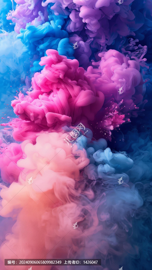 彩色煙霧爆炸