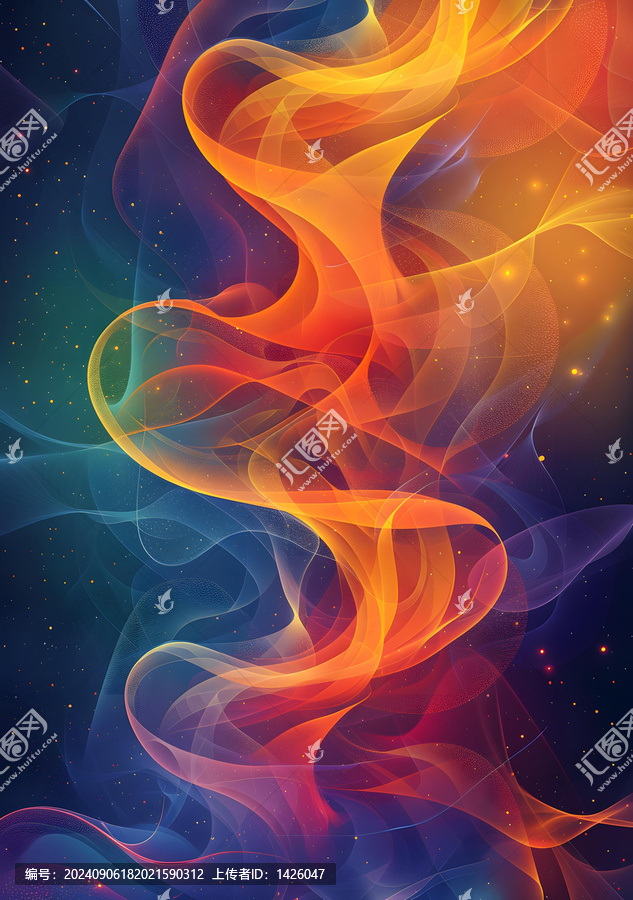 色彩斑斕的星云