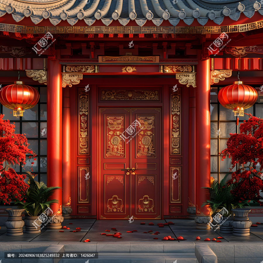 中國傳統(tǒng)建筑的大門
