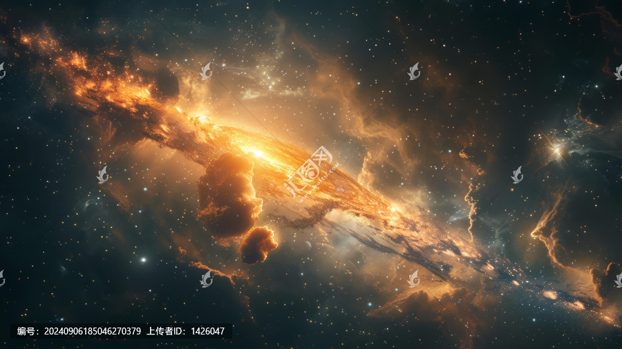 壯麗星云和黑洞