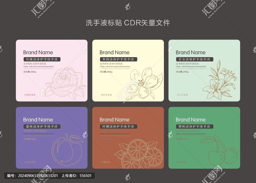 洗手液標(biāo)貼
