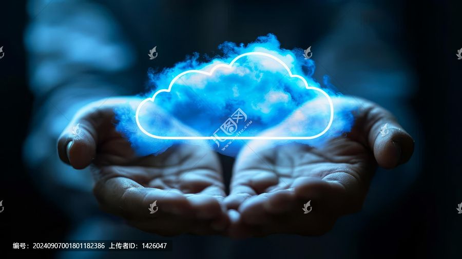捧著云朵的雙手