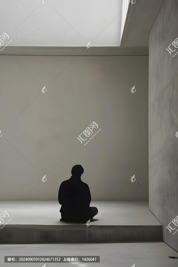 現(xiàn)代建筑中的孤獨(dú)身影