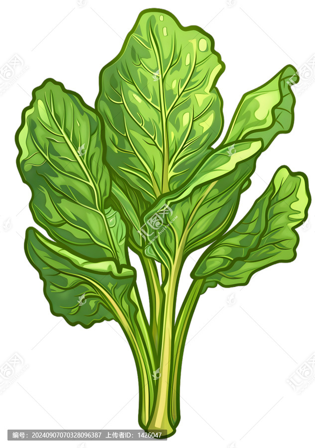 [免摳素材]綠色蔬菜葉子