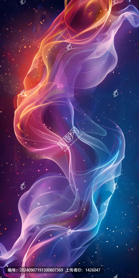 五彩繽紛的星云